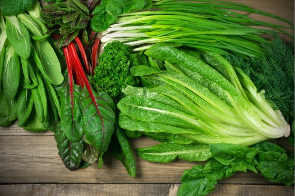 Bổ sung rau xanh giúp cung cấp nhiều vitamin và khoáng chất cho cơ thể 